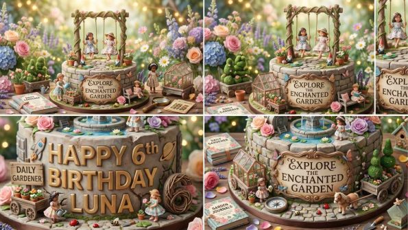 kue ulang tahun anak flower bunga garden cewe